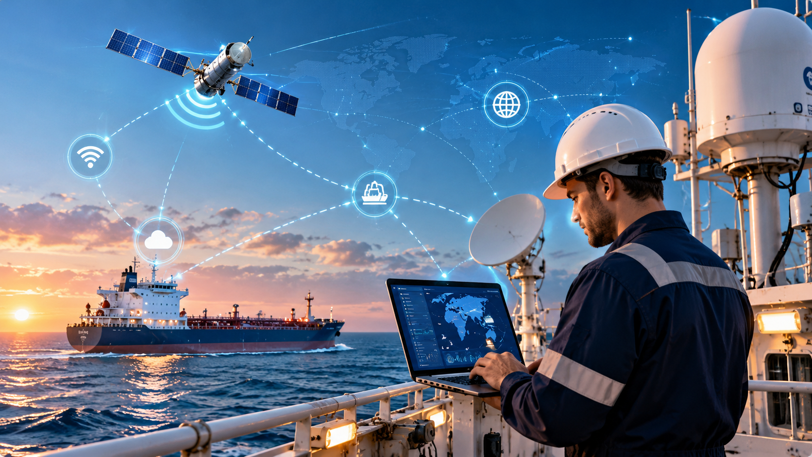 Maritime Radio Communication and Ship Connectivity